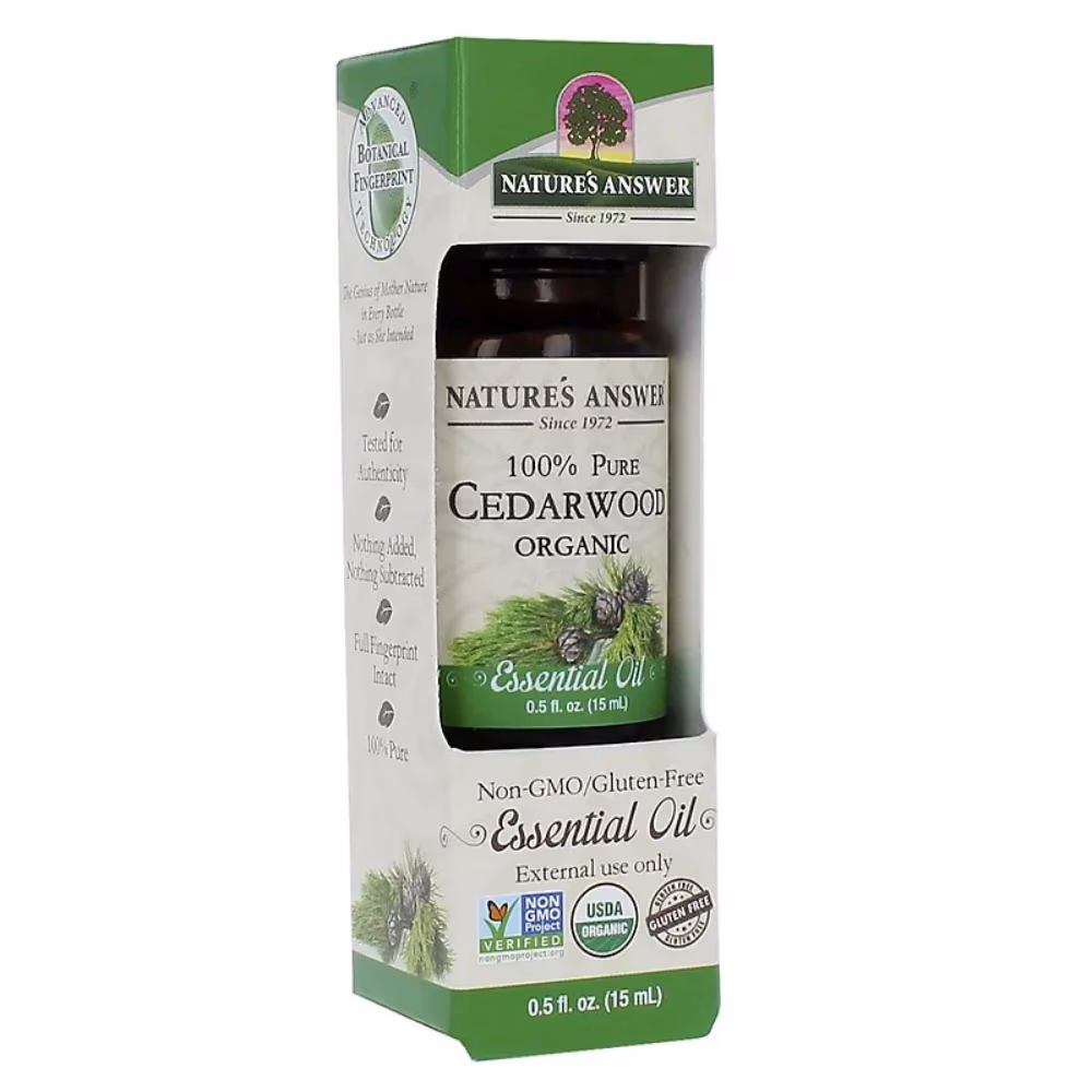 Nature's Answer Organic Cedarwood Essential Oil 15ml