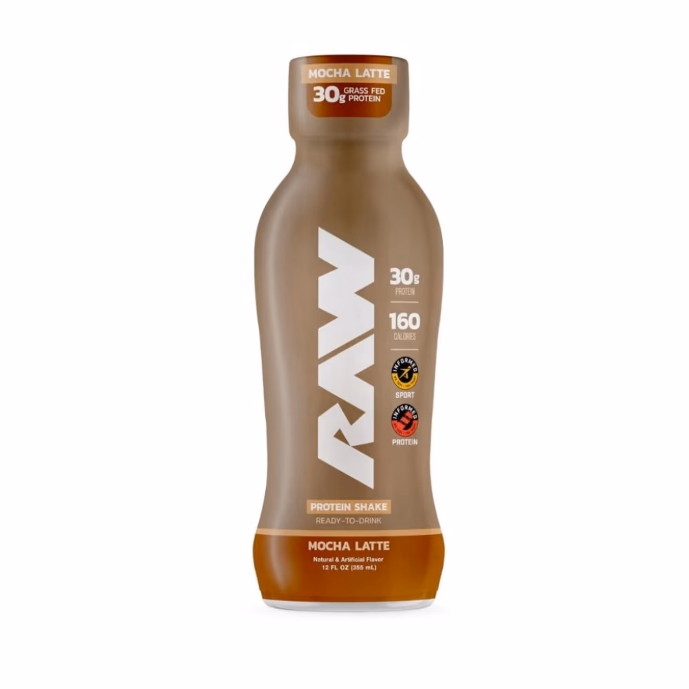 Raw Protein Milk Shake Mocha Latte 355ml 1
