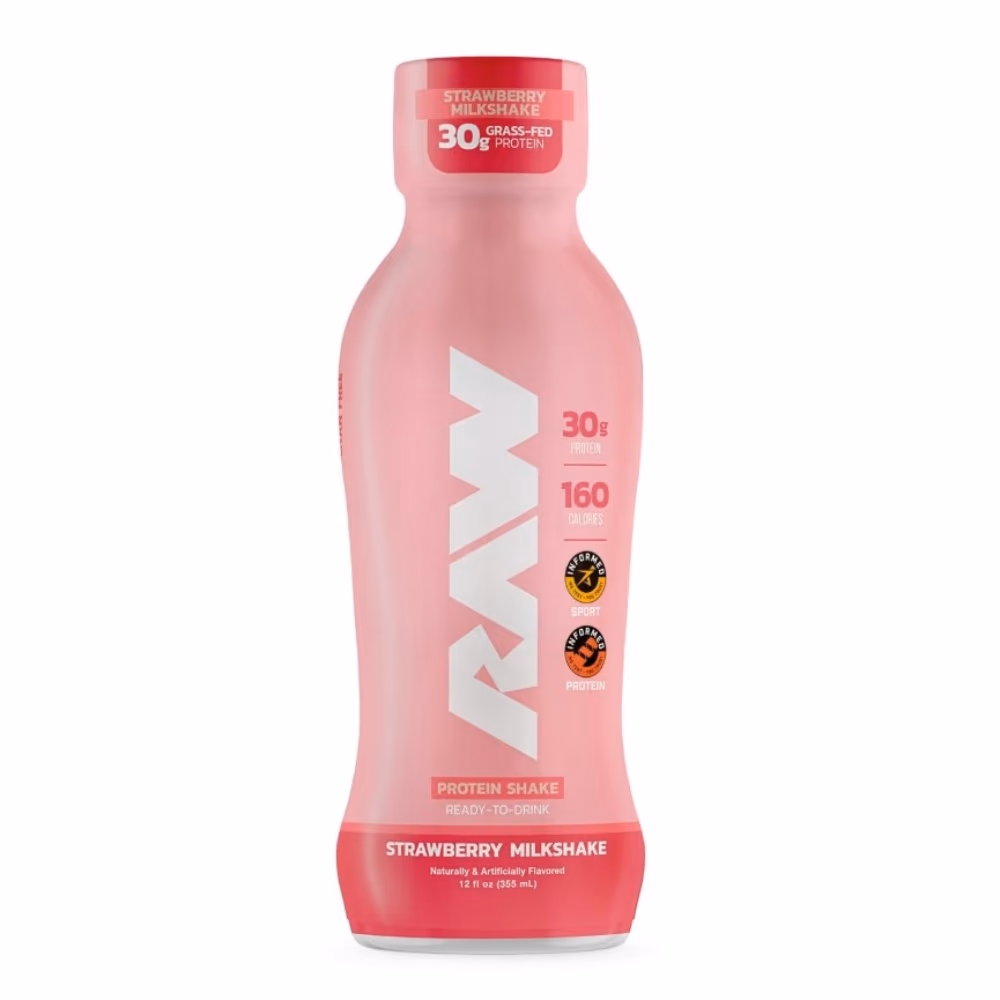 Raw Protein Milk Shake Strawberry 355ml 1