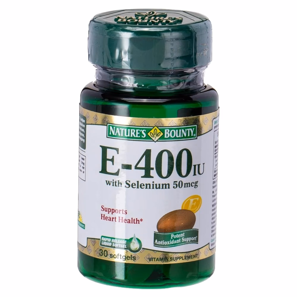Nature's Bounty E 400IU with Selenium 50mcg 30s 1