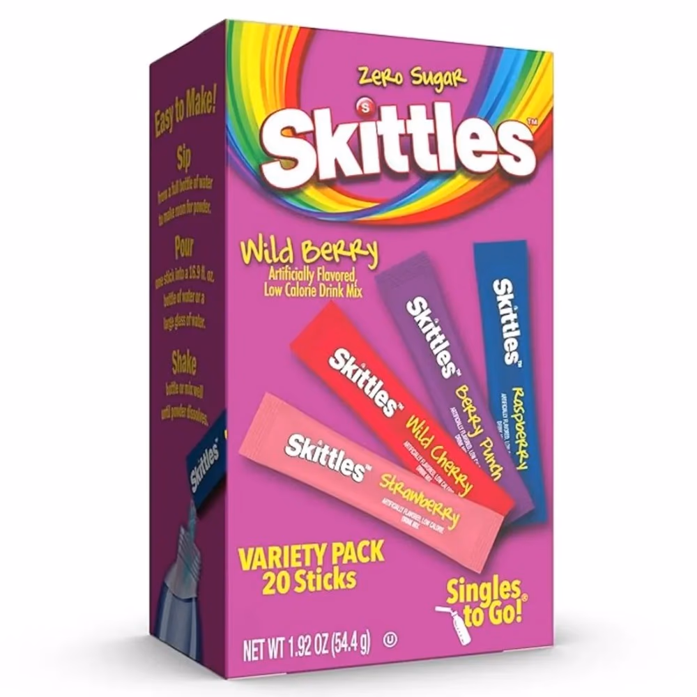 Skittles Singles to Go Variety Pack Berry 20s 1