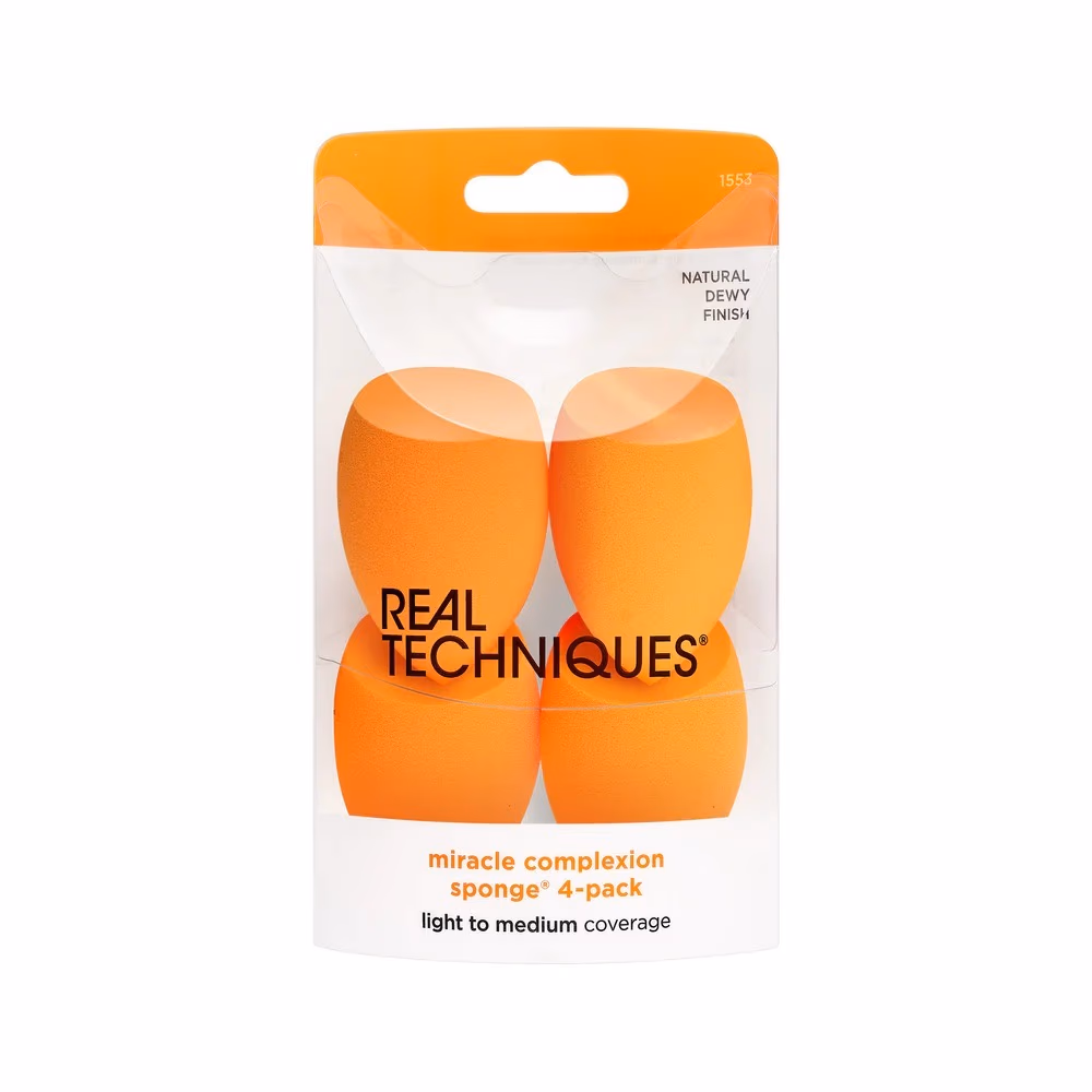 Real Techniques 1553 Miracle Complexion Sponge 4s