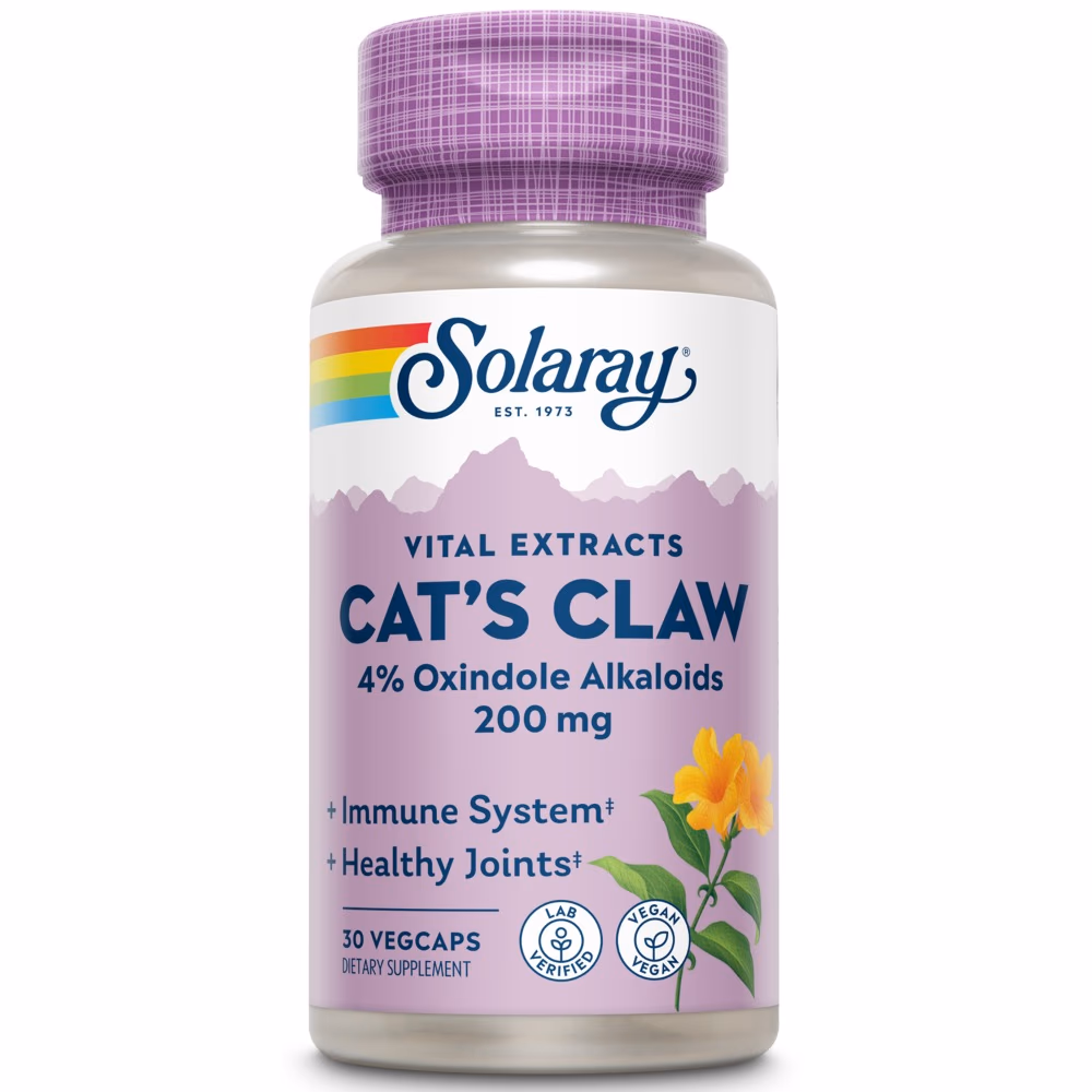 Solaray Cat's Claw 200mg 30 Caps 1