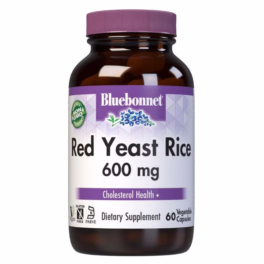 Bluebonnet Red Yeast Rice 600mg 60 Caps