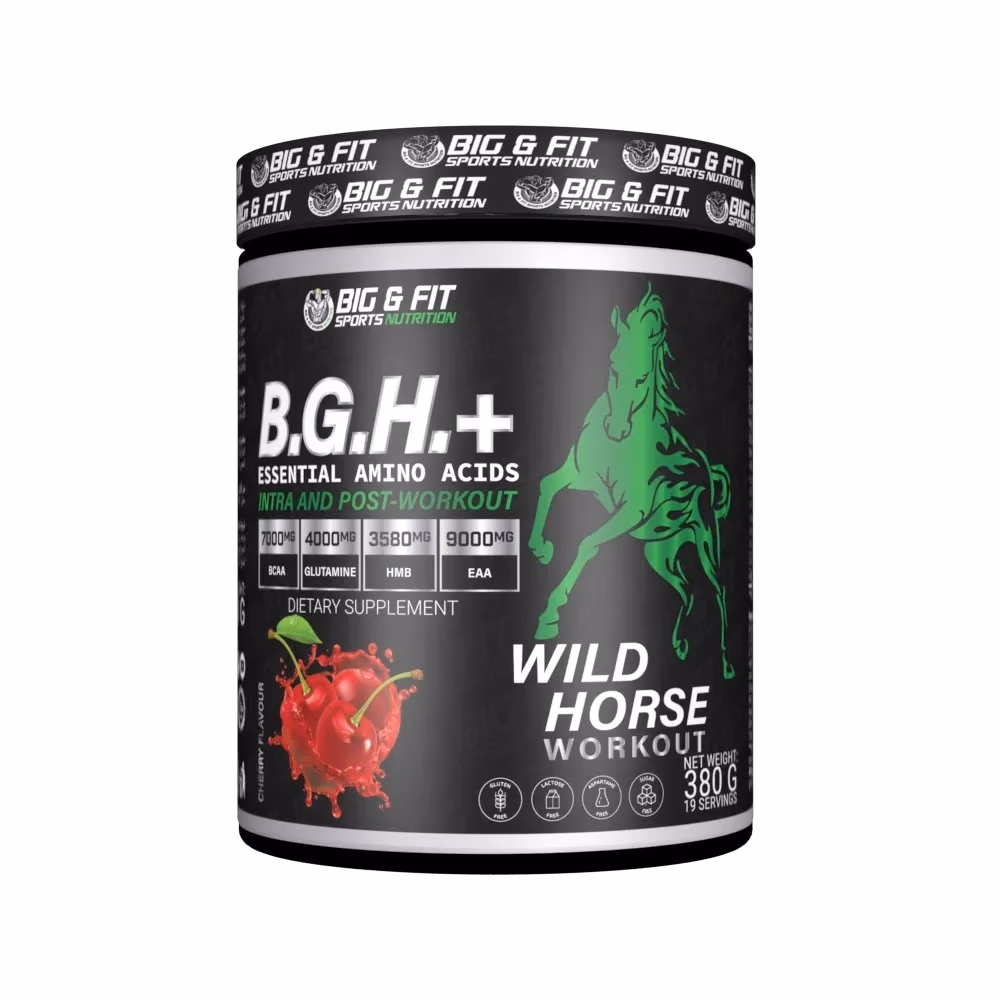 Big And Fit BGH + EAA Powder Cherry 380g 1