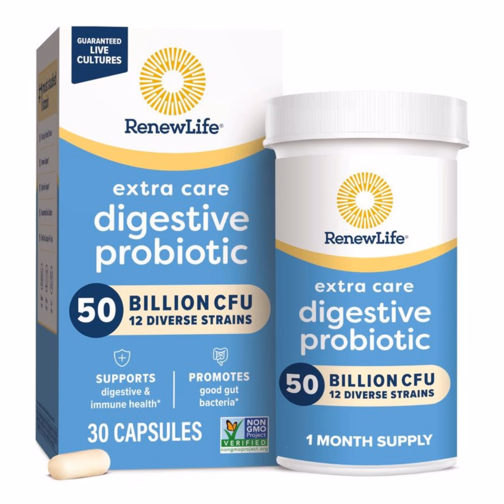 Renew Life Extra Care Probiotic 50B 30 Veg Caps