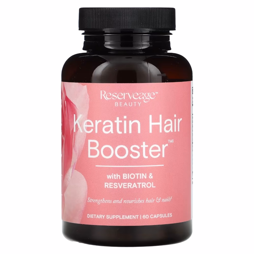 Reserveage Beauty Keratin Hair Booster with Biotin 60 Capsules 1