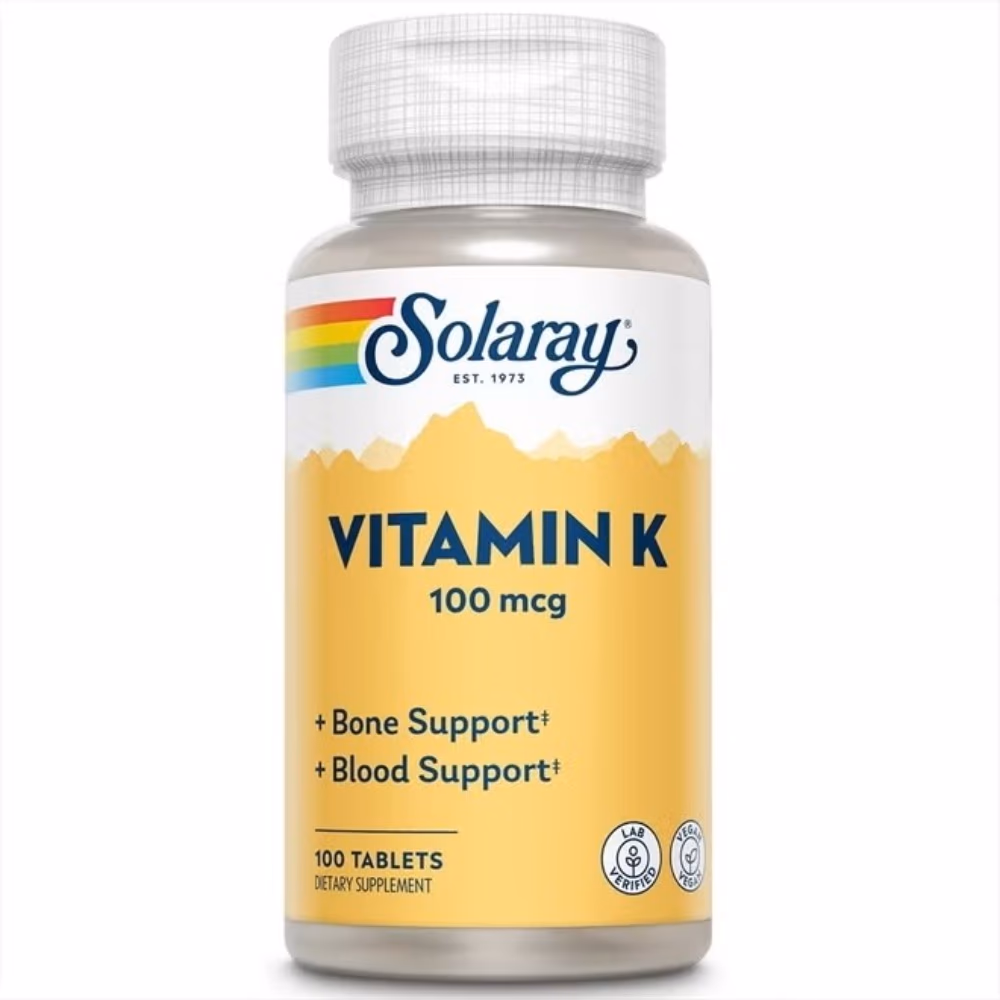 Solaray Vitamin K 100mcg 100 Tabs