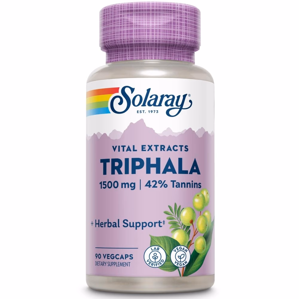 Solaray Triphala 1500mg 90 Veg Caps 1