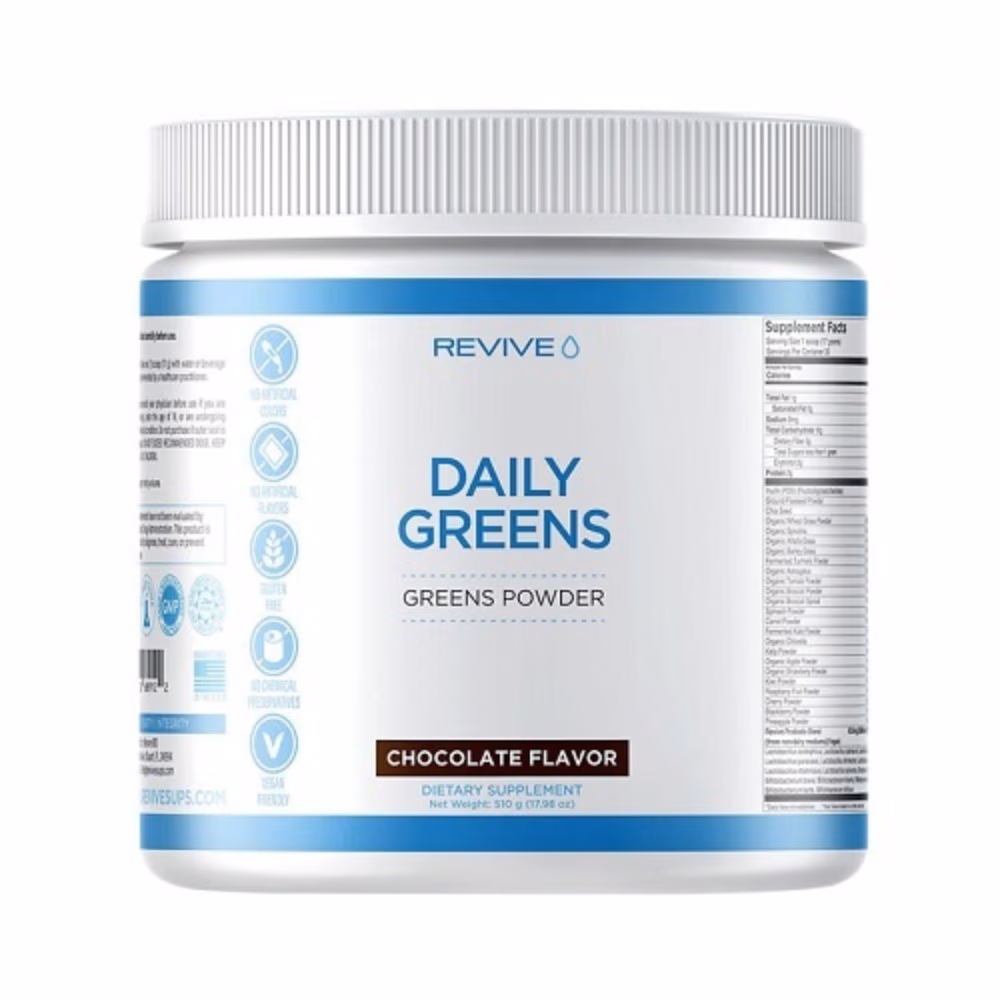 Revive Daily Greens Powder 504GM Chocolate 1