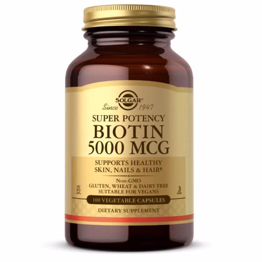 Solgar Biotin 5000mcg 100 Veg Caps 1