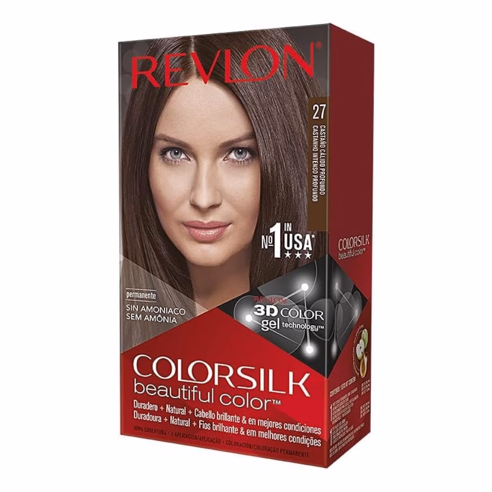 Revlon ColorSilk 27 Deep Rich Brown Hair Color 1