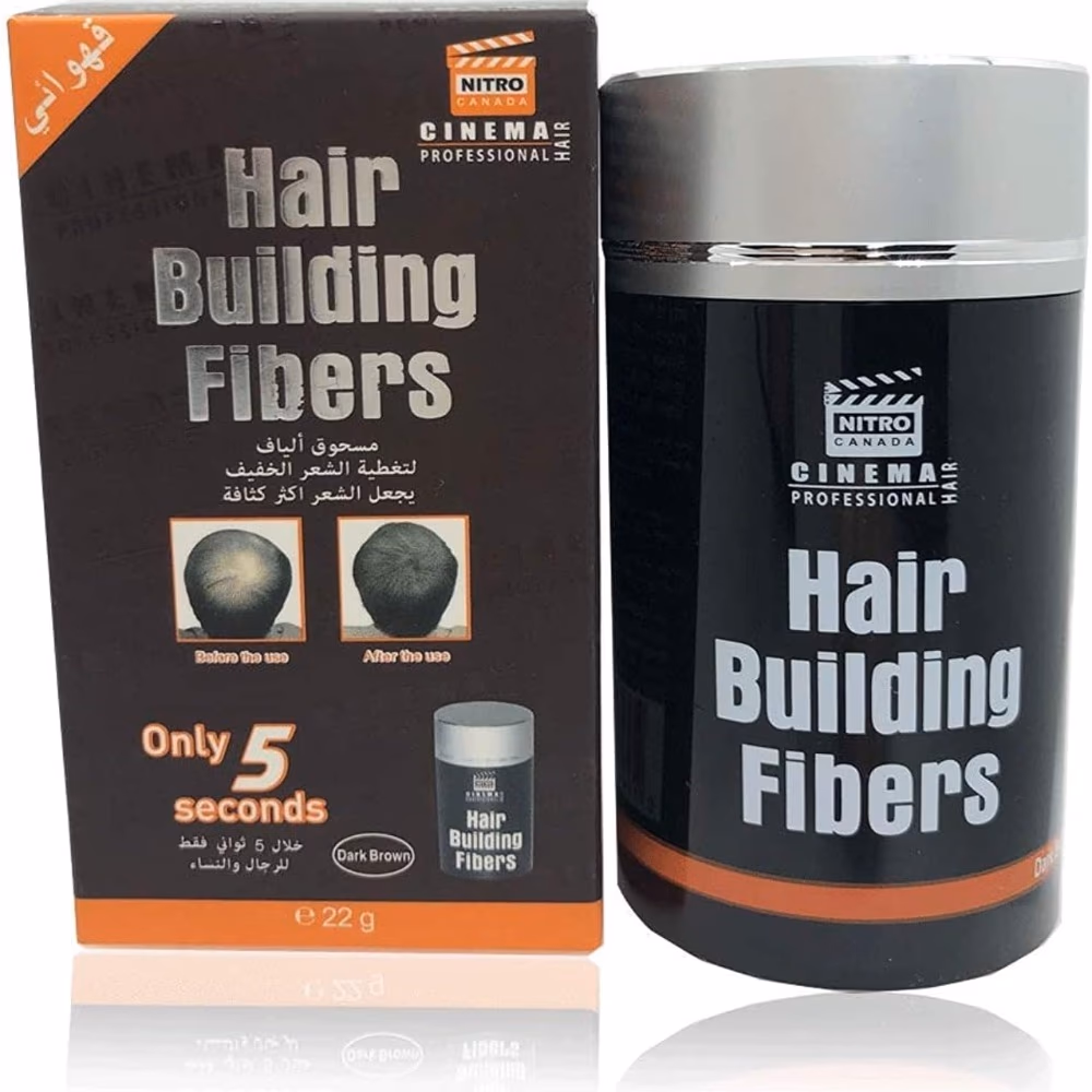 NITRO Hair Building Fibers Dark Brown 22g  1
