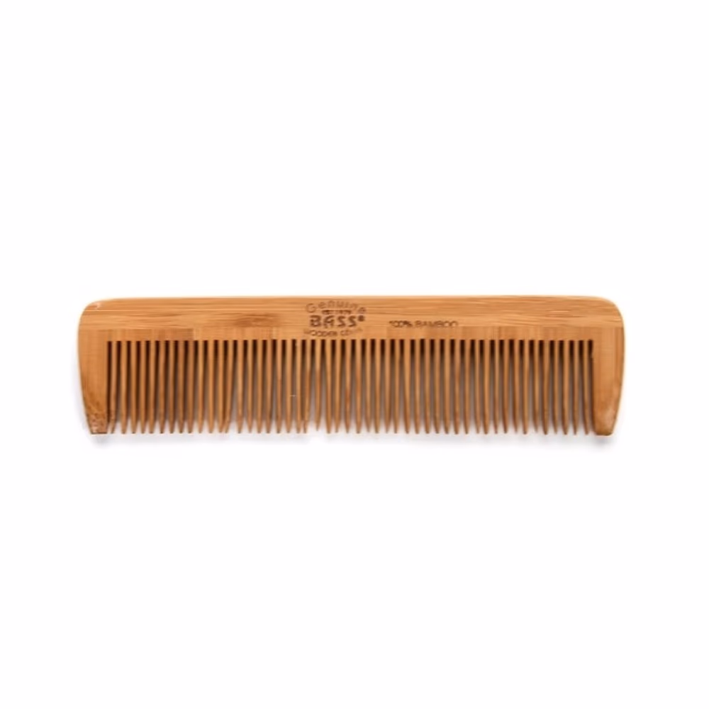Bass Fine Tooth Packet Wood Comb W4
