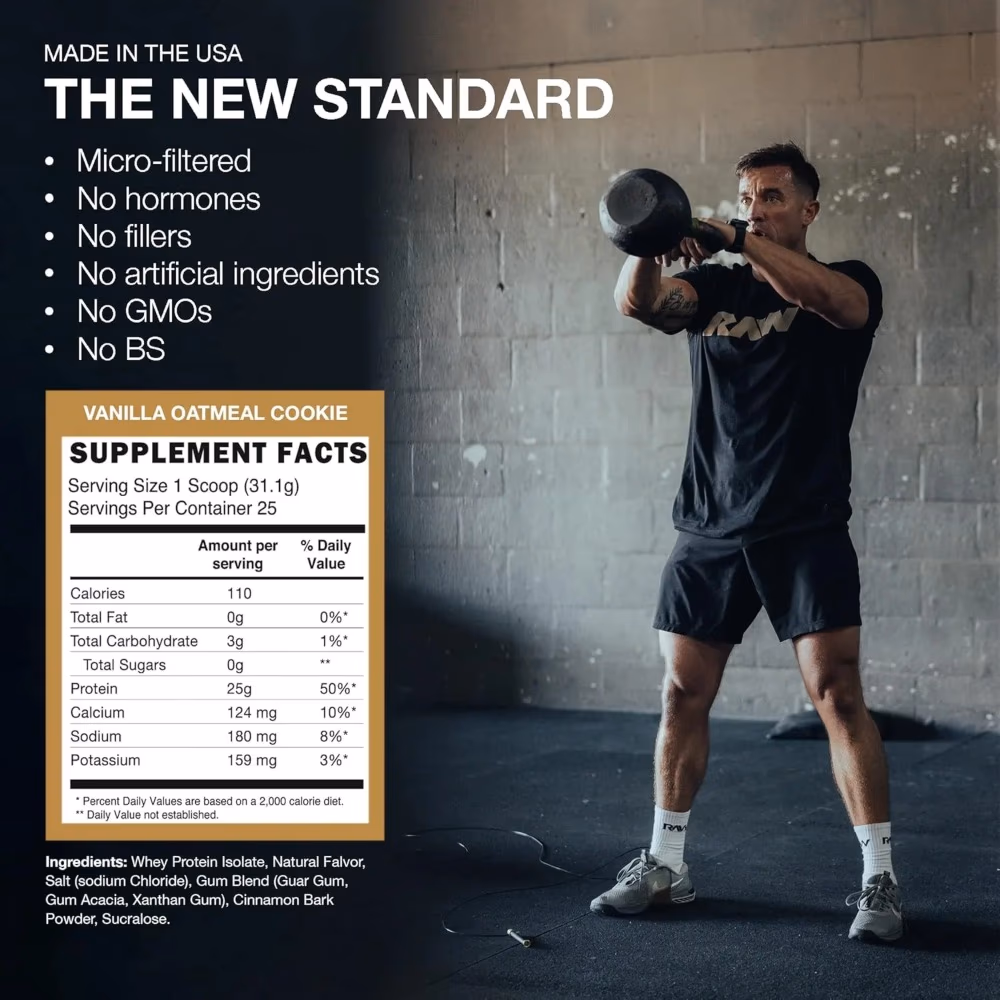 RAW Bum Itholate Protein 777GM Vanilla Oatmeal Cookie 2