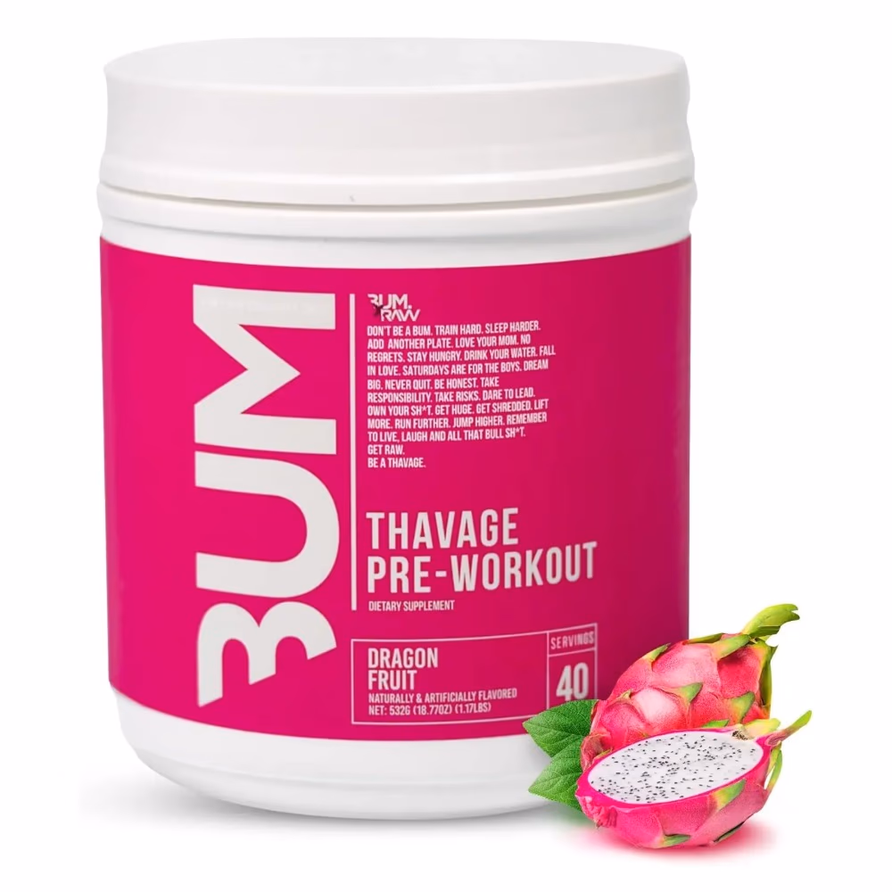 Raw Cbum Thavage Pre-Work Out Dragon Fruit 532gm 1