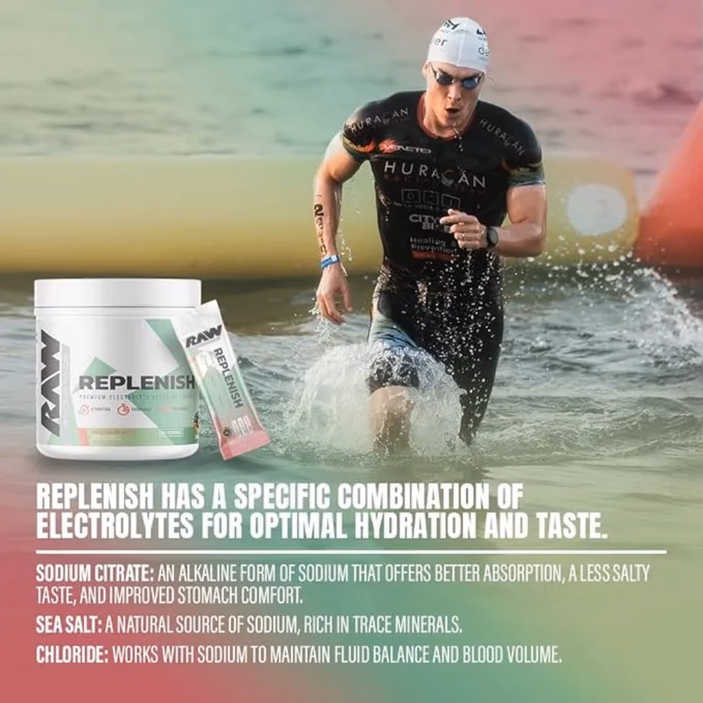 Raw nutrition Replenish 20 Stick Pack - Watermelon Mojito Flavor 4