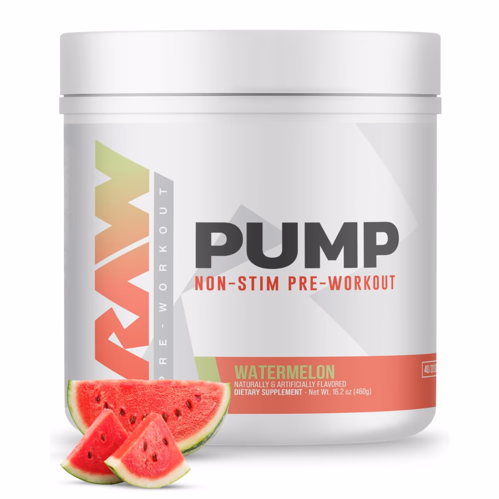 Raw Pump Non Stimulant Pre-Workout Watermelon, 40 Servings