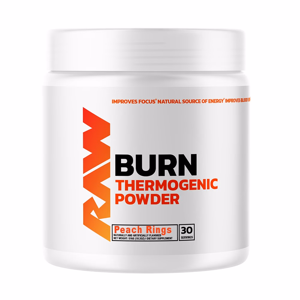 Raw Burn Thermogenic PowderPeach Rings 516g  1