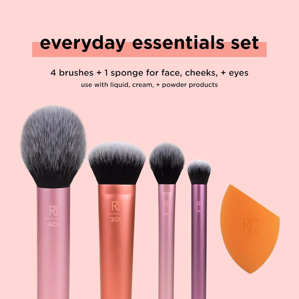 Real Techniques Everyday Essentials Brush Set  3