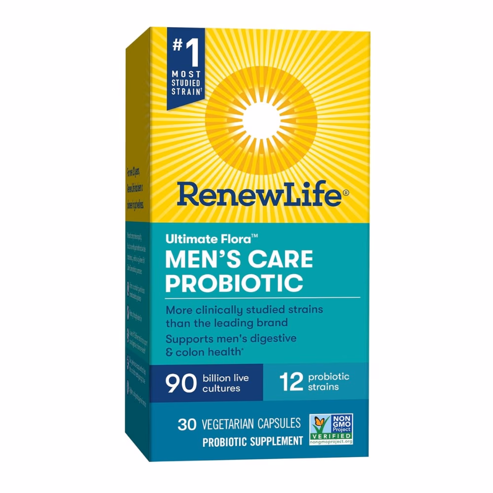 Renew Life Men’s Care Probiotic 90 Billion 30 Caps 1