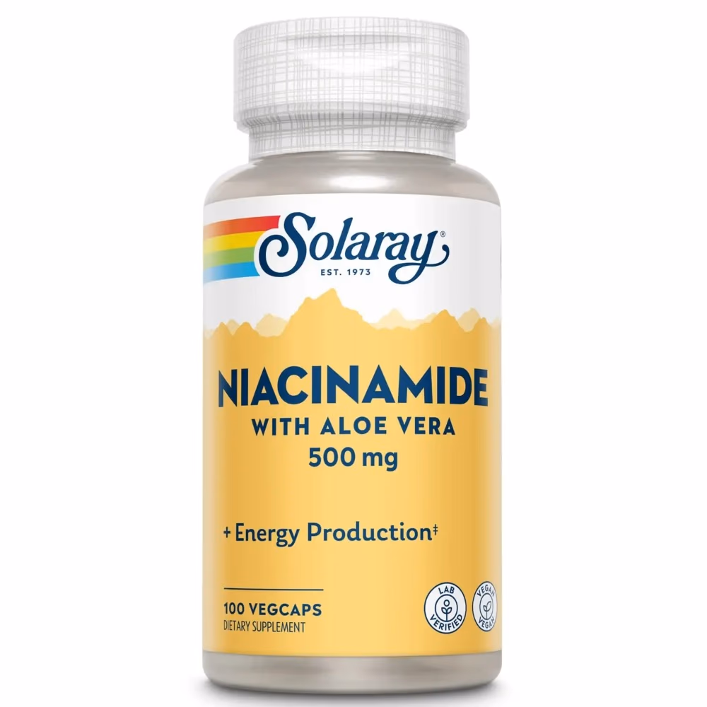 Solaray Niacinamide 500mg 100 Veg Caps