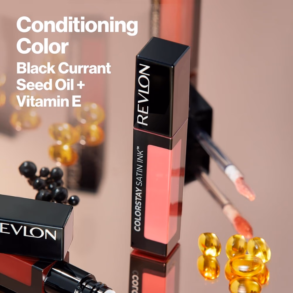 Revlon ColorStay Satin Ink Lipstick 035 Reigning Red 3