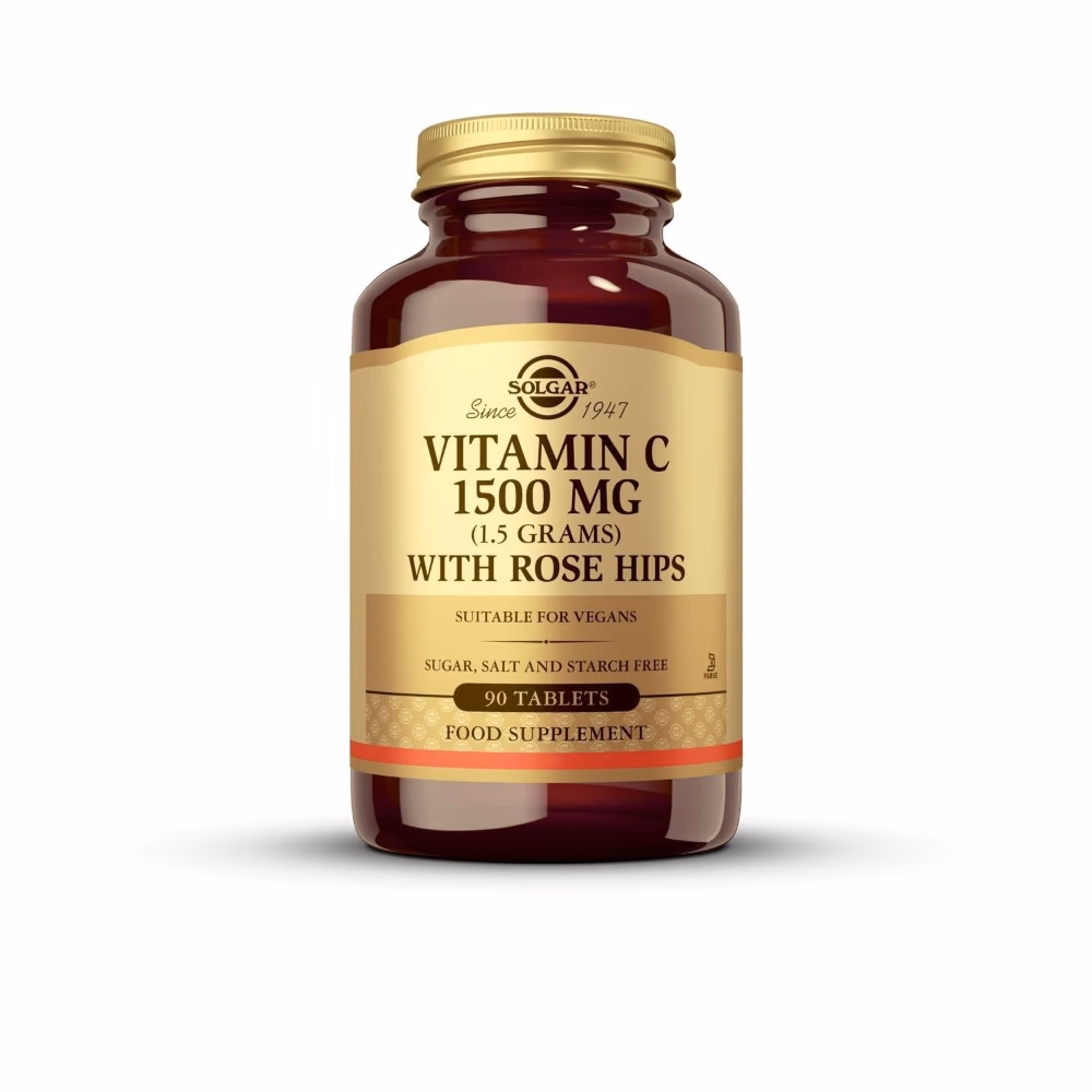 Solgar Vitamin C 1500mg with Rosehips 90 Tablets
