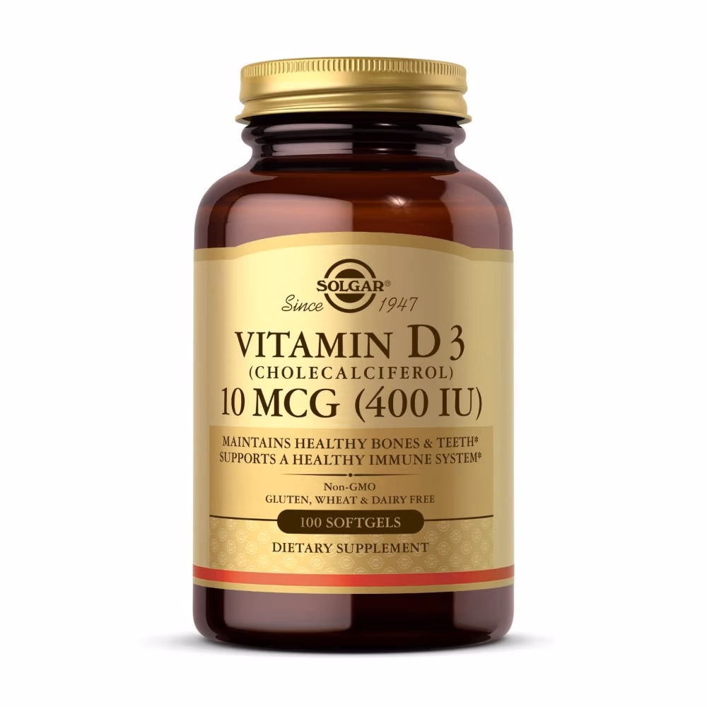 Solgar Vitamin D3 400 IU 100 Softgels