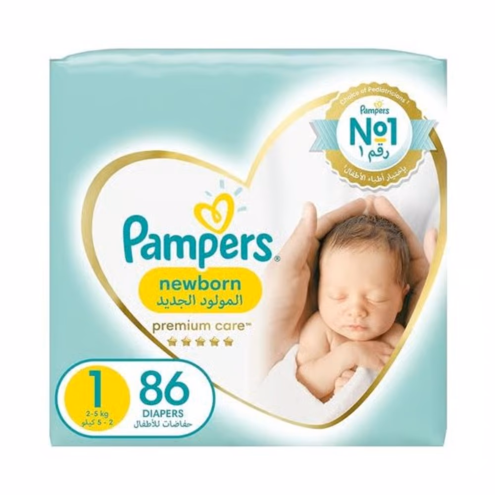 Pampers 1 Premium Care 86s
