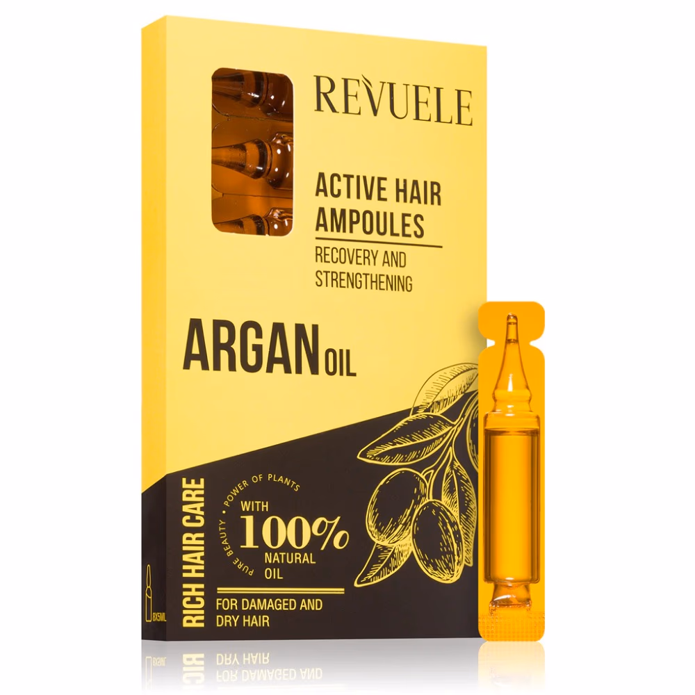 Revuele Ampoules Argan Oil Active Hair 8x5ml