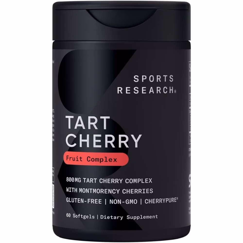 Sports Research Tart Cherry 800mg - 60 Softgels  1