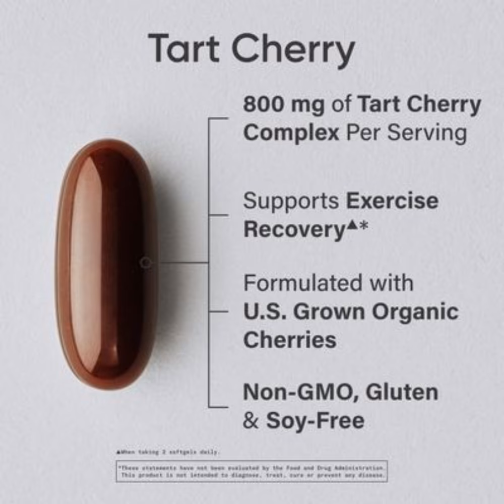 Sports Research Tart Cherry 800mg - 60 Softgels  2