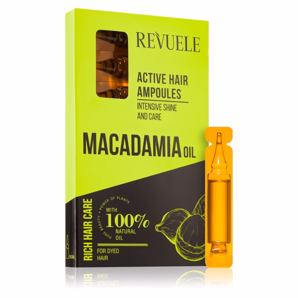 Revuele Macadamia Oil Hair Ampoules 8X5Ml