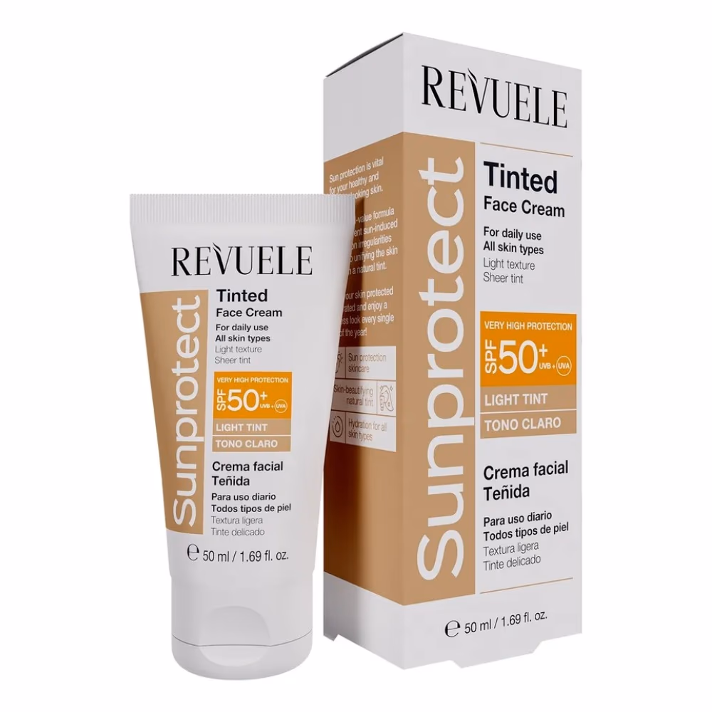 Revuele Sunprotect Tinted Face Cream SPF50+ Light Tint 50ml 1