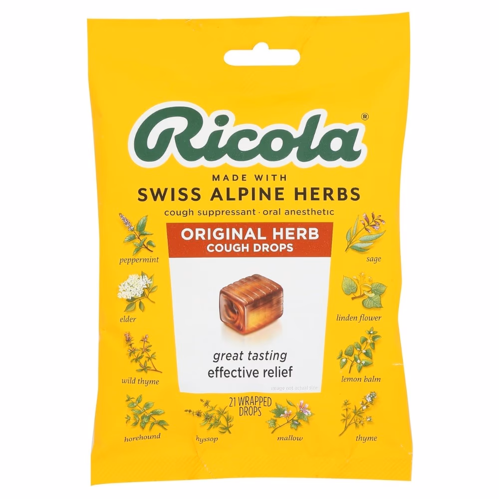 Ricola Original Herb Cough Drops 21s 1
