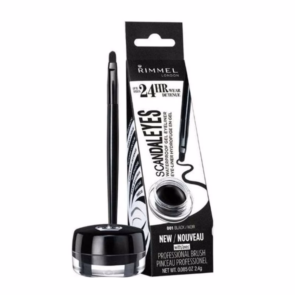 Rimmel Scandaleyes Gel Eye Liner Black 2.4g