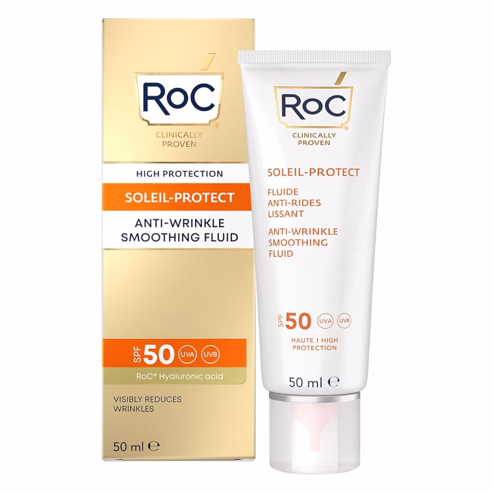 RoC SPF 50 Anti-Wrinkle Smoothing Fluid Cream 50ml 1