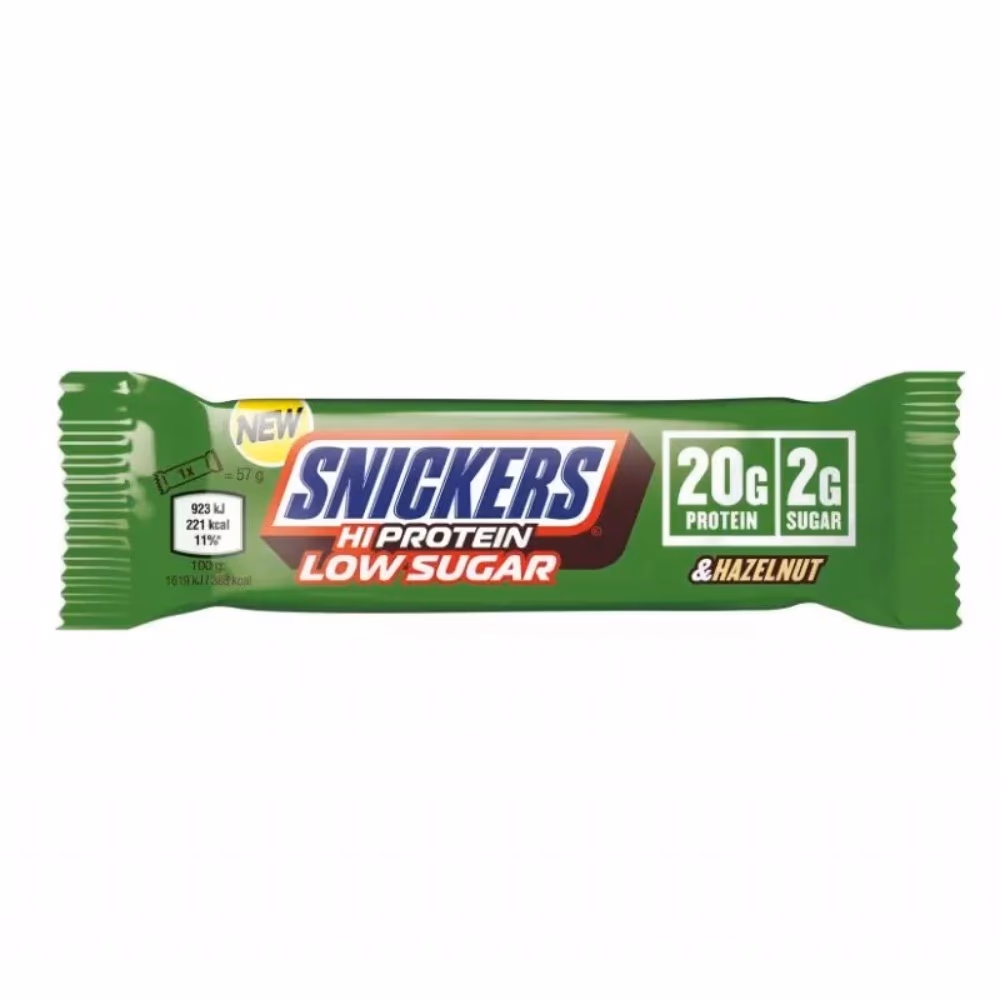 Snickers Protein Bar Low Sugar Hazelnut 57g