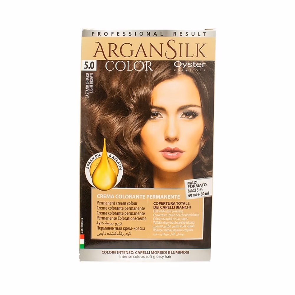 Argan Silk Color Light Brown 5.0 1