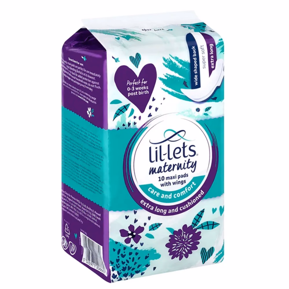 LIL LETS MATERNITY MAXI PADS EXTRA LONG 10S