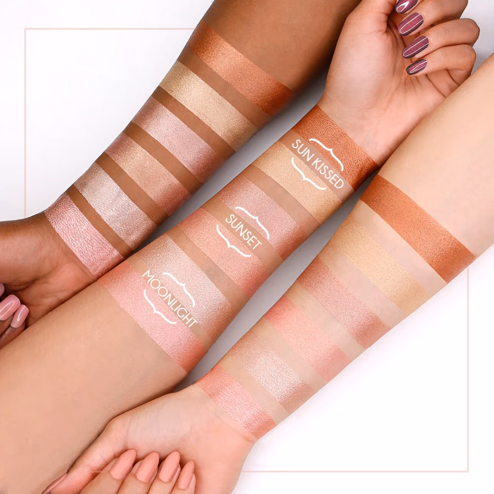 Girlactik Skin Glow Duo Highlighter Cream - Sunset  4