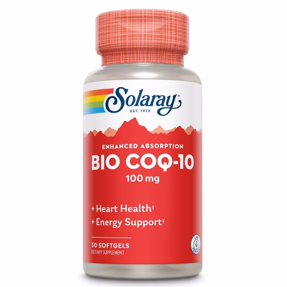 Solaray Bio CoQ 10 100mg 30 Softgels