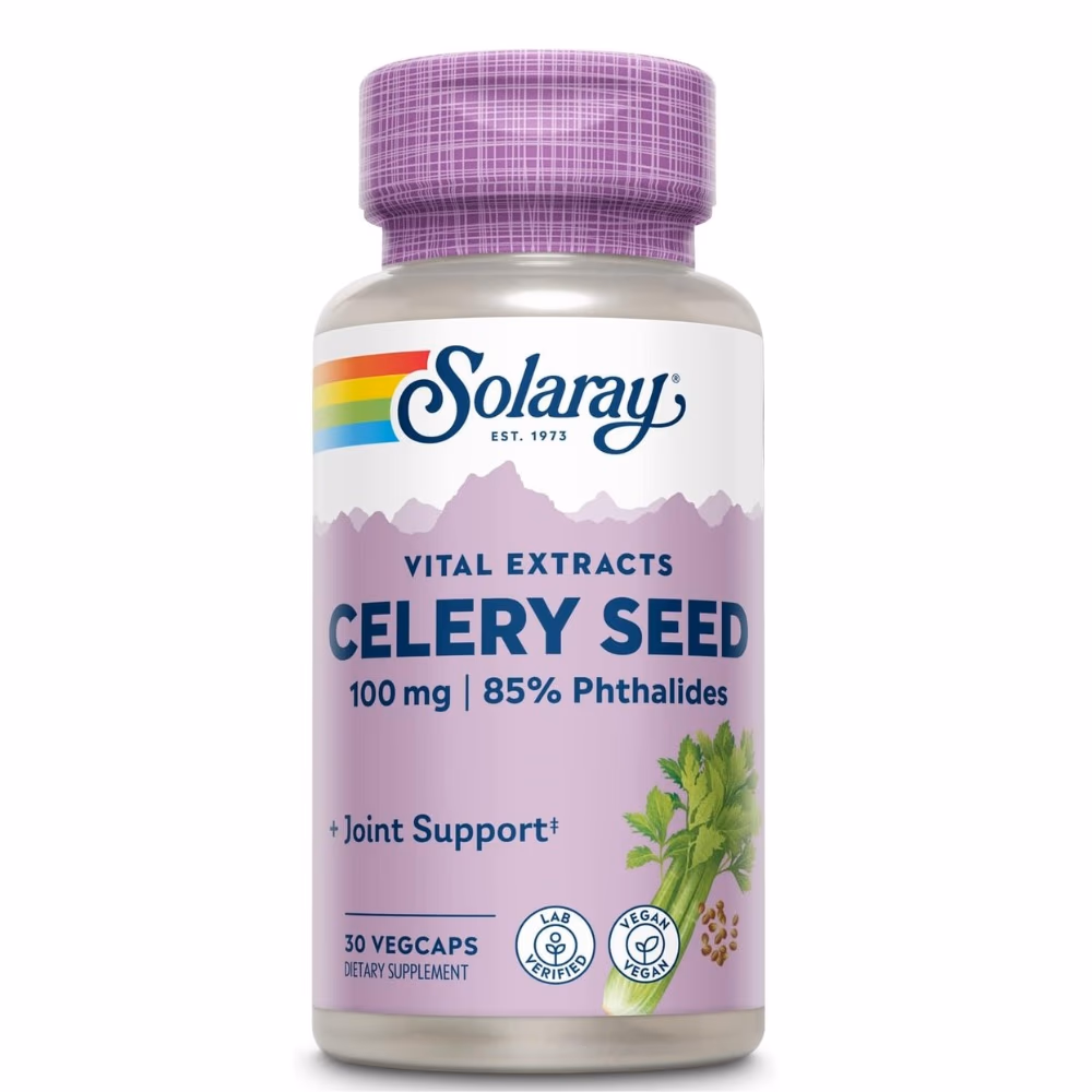 Solaray Celery Seed 100mg 30 Veg Caps 1