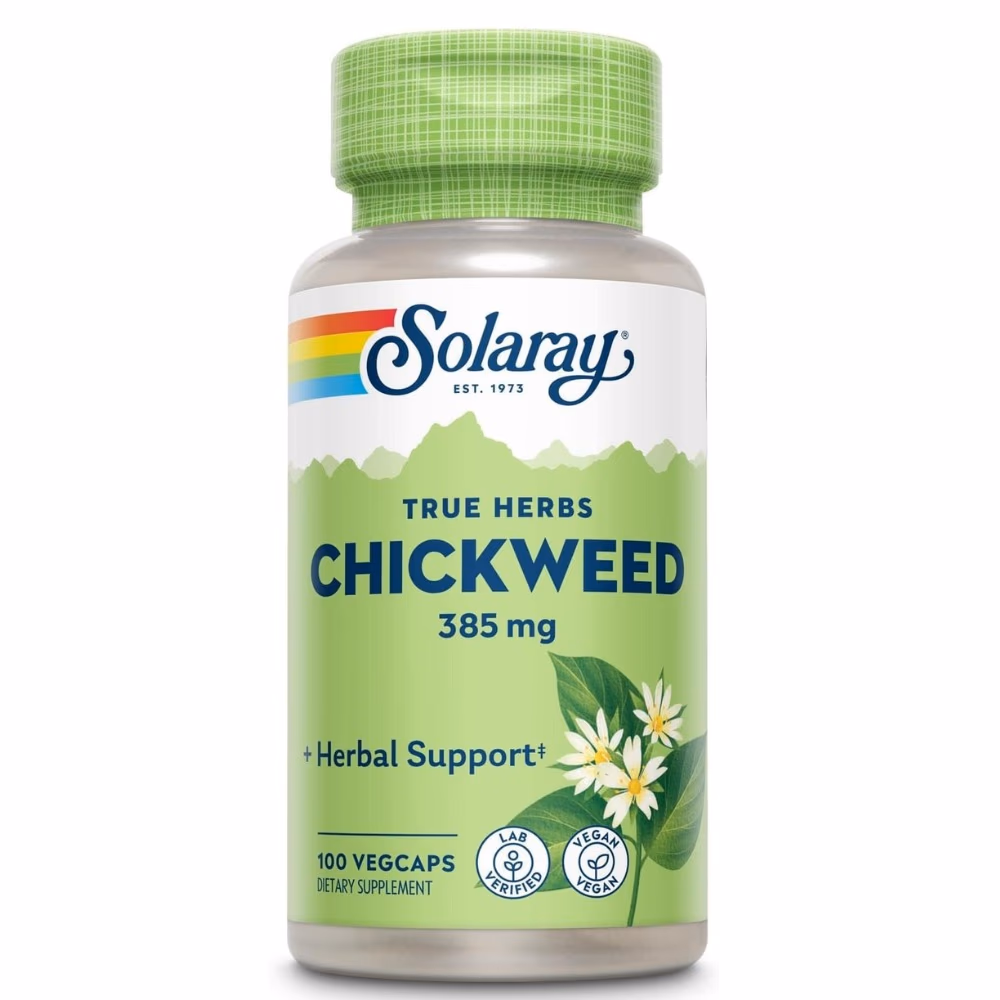 Solaray Chickweed 385mg 100 Veg Caps 1