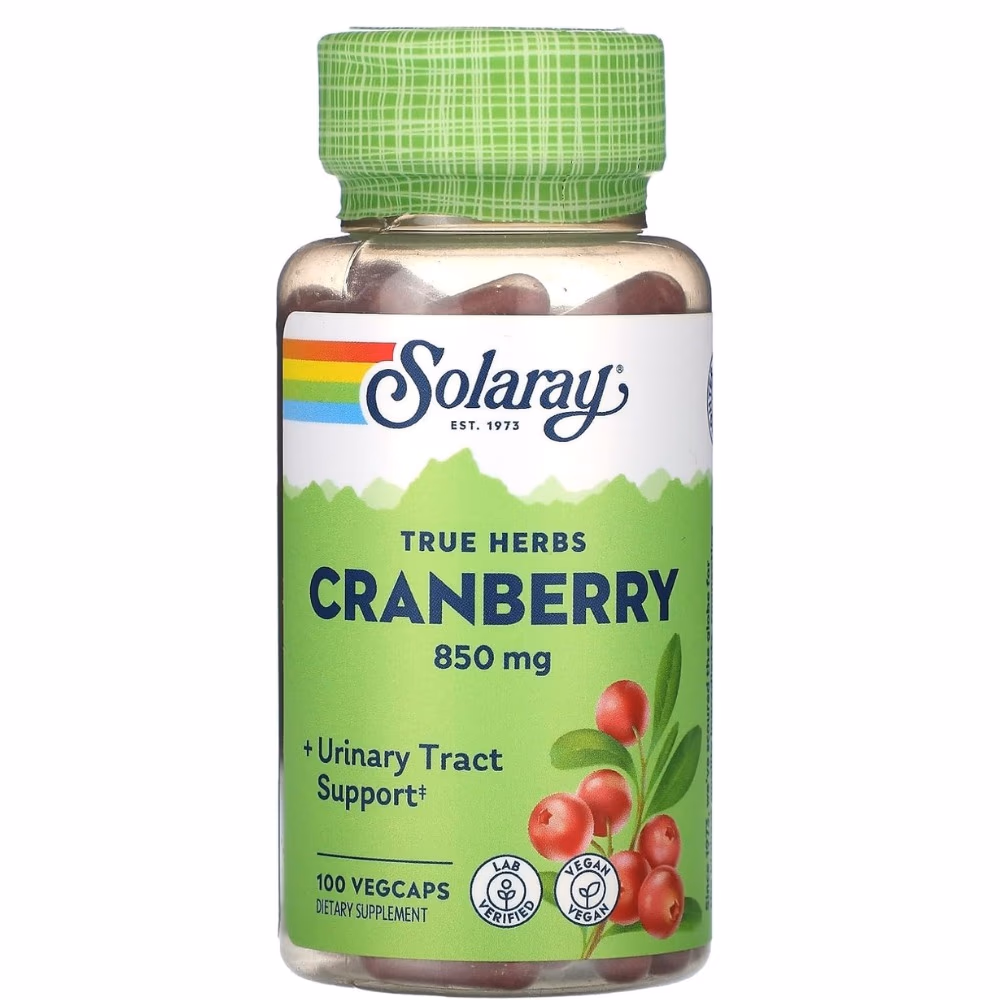 Solaray Cranberry 100 Veg Capsules 1