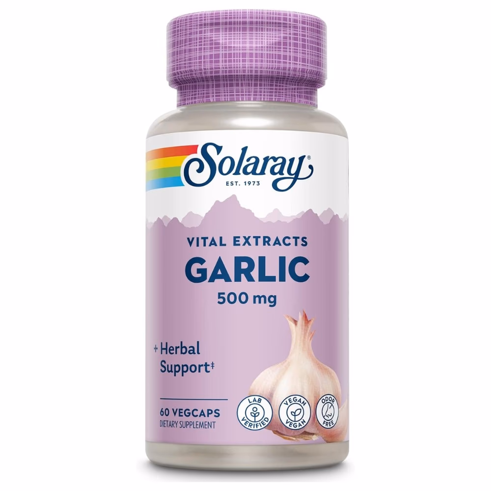 Solaray Garlic 500mg 60 Veg Caps