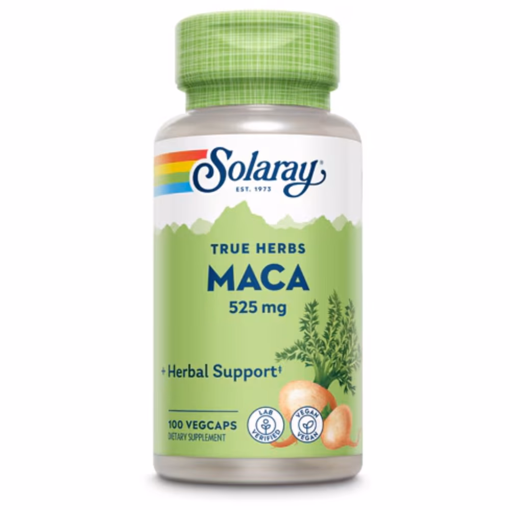 Solaray Maca 525mg 100 Veg Caps 1