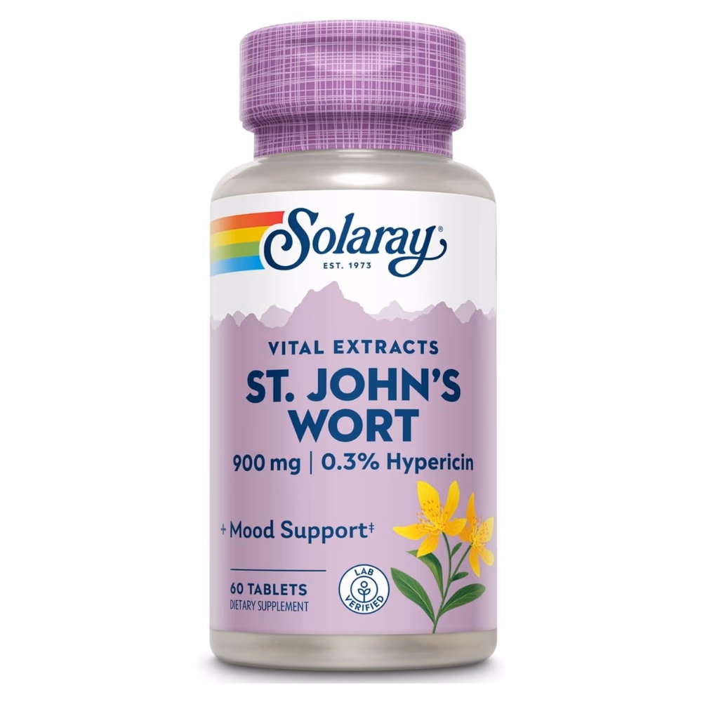 Solaray St. John's Wort 900mg 60 Tabs