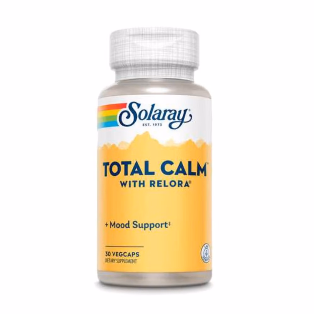 Solaray Total Calm 30 Veg Caps 1
